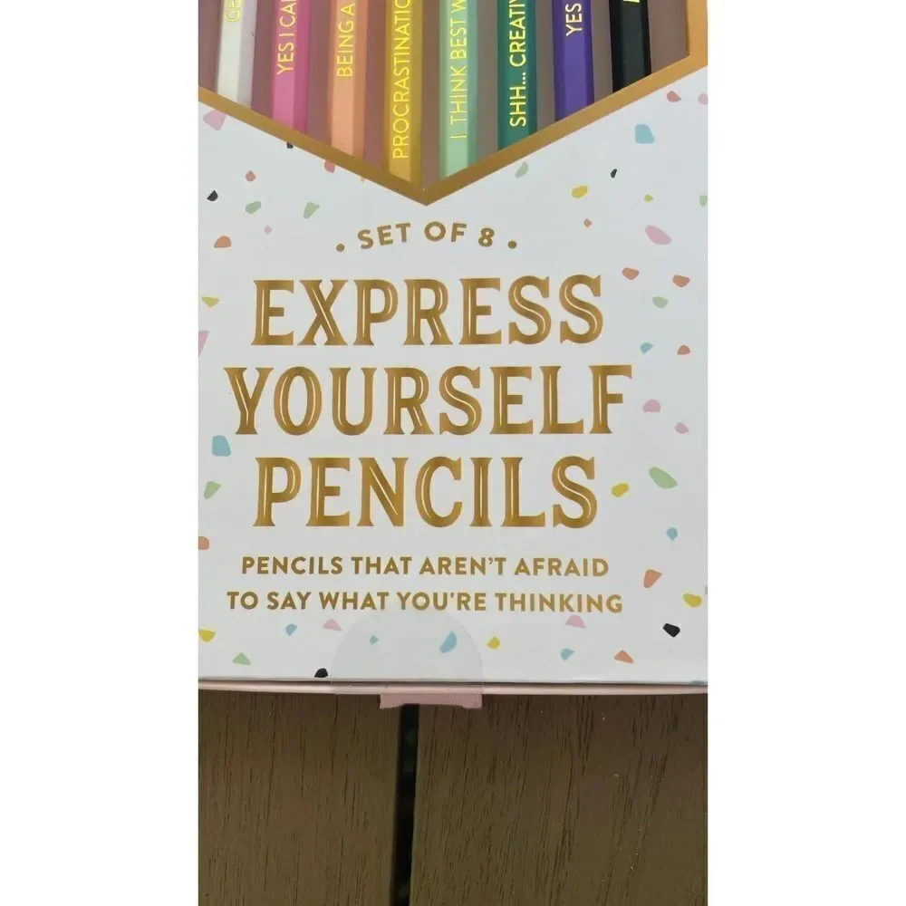 Expressive Pencil case NWT 8pc school supplies